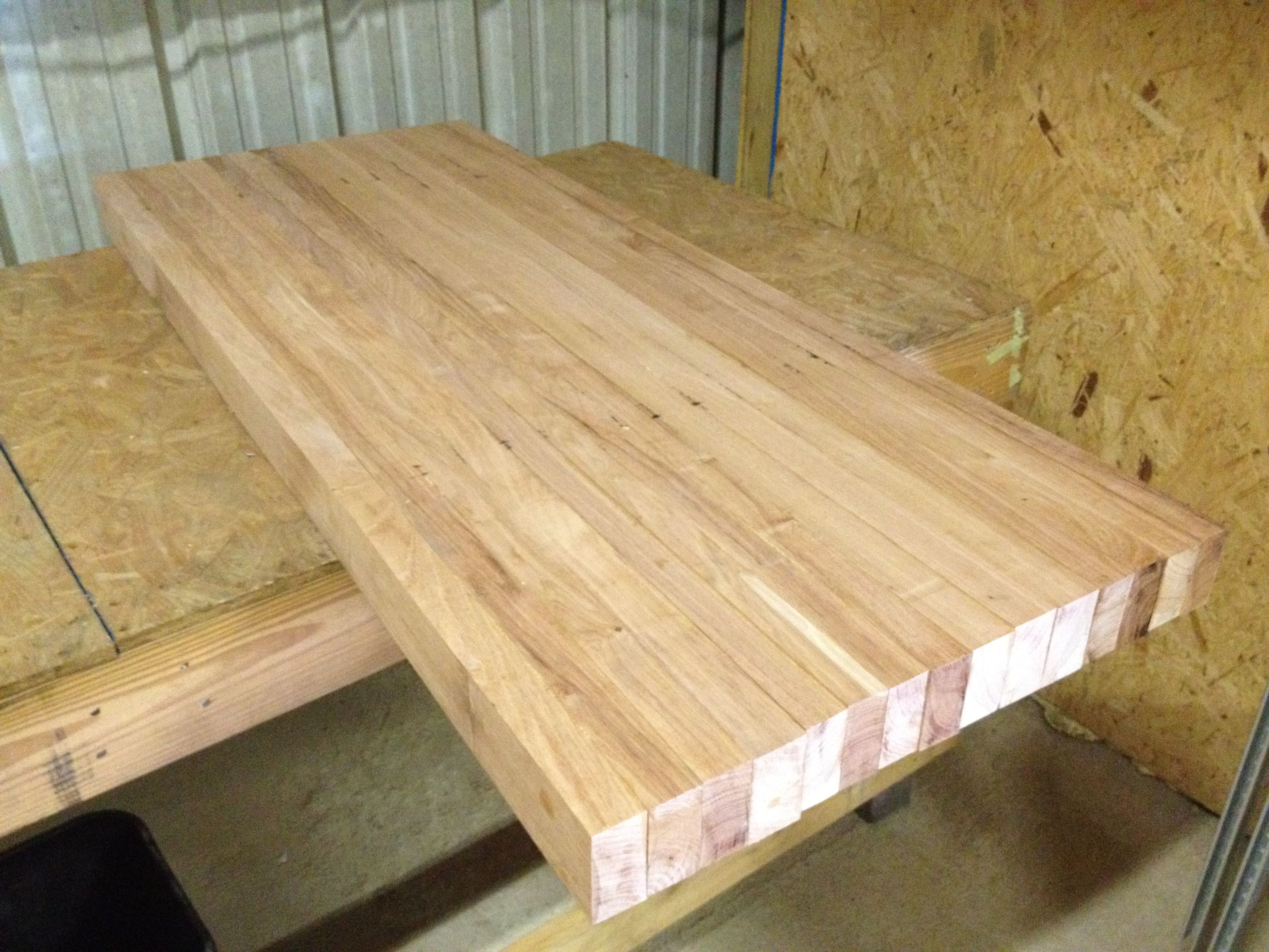 24.5 x 60″ Table top glued up